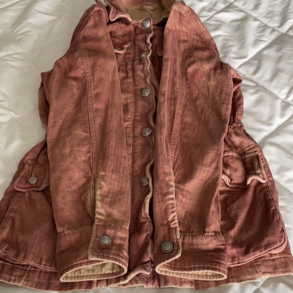 Free People Distressed Army Utility Jacket Not Your Brother’s Surplus - Picture 7 of 16